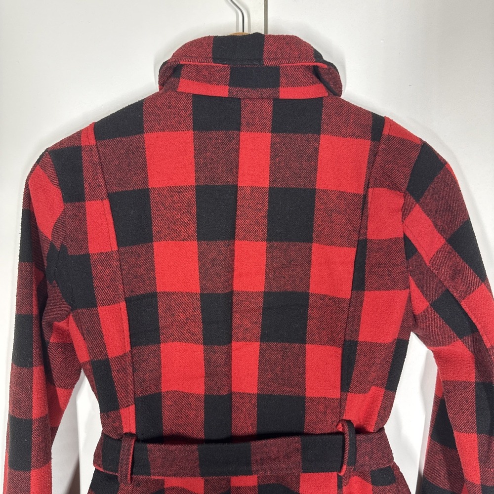 Vintage‎ Bongo Women's sz M Red Black Plaid Belted Gothic Grunge Punk Y2K - Picture 10 of 14